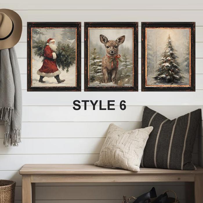 Oh Deer It's Christmas! Set Of 3 Prints