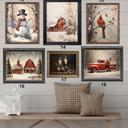  Home For Christmas Vintage Prints