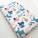 Dogs Changing Pad Cover