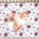 Vintage Floral Buttery Soft Fitted Crib Sheet 