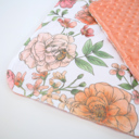 Botanical Floral Premium Baby & Toddler Mini Minky Blanket