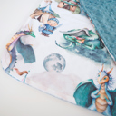 Dragons & Knights Premium Baby & Toddler Mini Minky Blanket