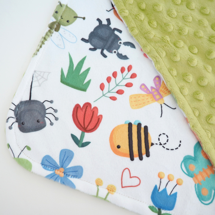 Premium Baby & Toddler Mini Minky Blanket