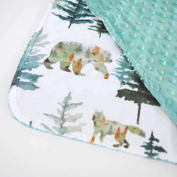 Premium Baby & Toddler Mini Minky Blanket