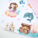 Mermaids Premium Baby & Toddler Mini Minky Blanket