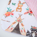 Woodland Tribe Premium Baby & Toddler Mini Minky Blanket