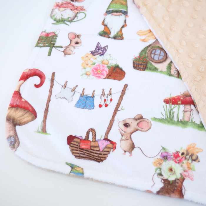 Premium Baby & Toddler Mini Minky Blanket