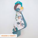 Dragons & Knights Premium Baby & Toddler Mini Minky Blanket