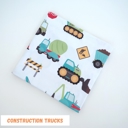 Construction Trucks Buttery Soft and Stretchy Swaddle Blanket