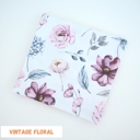 Vintage Floral Buttery Soft and Stretchy Swaddle Blanket