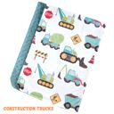 Construction Trucks Premium Baby & Toddler Minky Blanket - The Classics