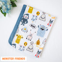 Monster Friends Premium Baby & Toddler Minky Blanket - Last Chance!