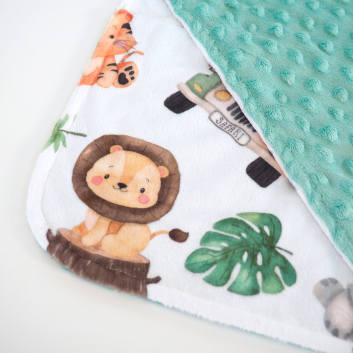 Premium Mini Minky Blanket – 18x18 Baby & Toddler Snuggle Essential