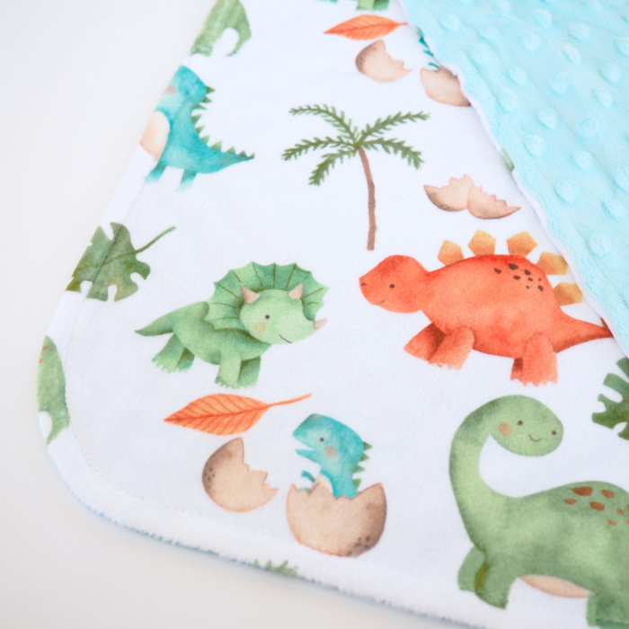 Premium Mini Minky Blanket – 18x18 Baby & Toddler Snuggle Essential