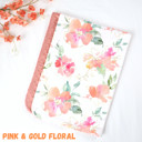 Pink & Gold Floral Premium Baby & Toddler Minky Blanket - Last Chance!