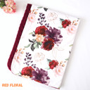 Red Floral Premium Baby & Toddler Minky Blanket - Last Chance!