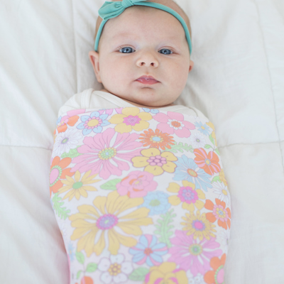 Buttery Soft and Stretchy Swaddle Blanket 47x47