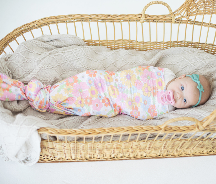 Buttery Soft & Stretchy Swaddle Blanket – Large 47x47 Baby Essential