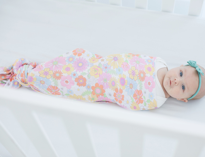Buttery Soft & Stretchy Swaddle Blanket – Large 47x47 Baby Essential