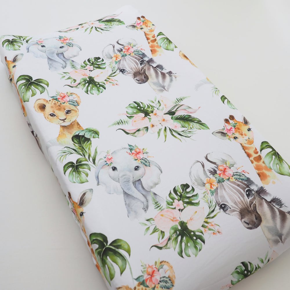 Changing Pad Cover- Africa Animals