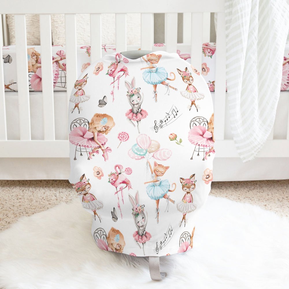 Ballerinas Infant Car Seat / Nursing Cover