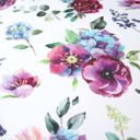  Fitted Crib Sheet - Blue Floral