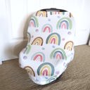  Blue Rainbow Infant Car Seat / Nursing Cover