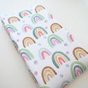  Changing Pad Cover - Blue Rainbow