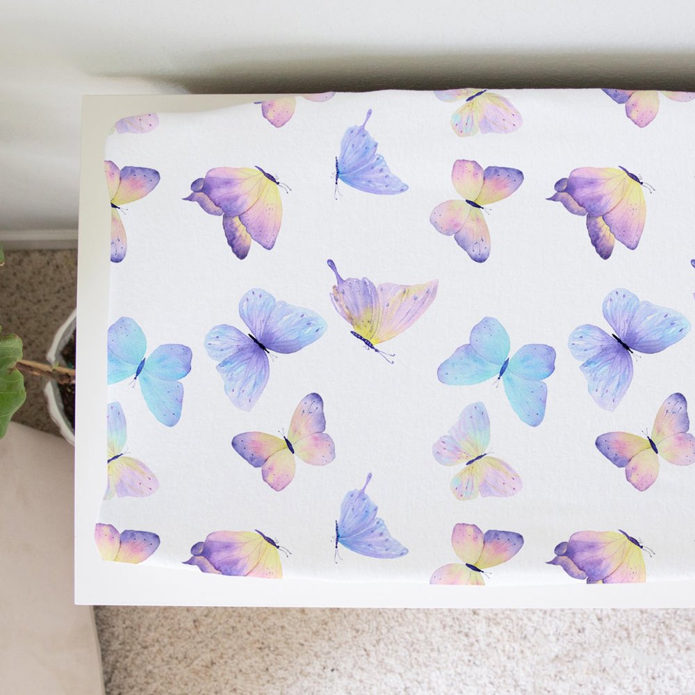 Changing Pad Cover - Butterfly