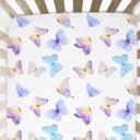  Fitted Crib Sheet - Butterfly