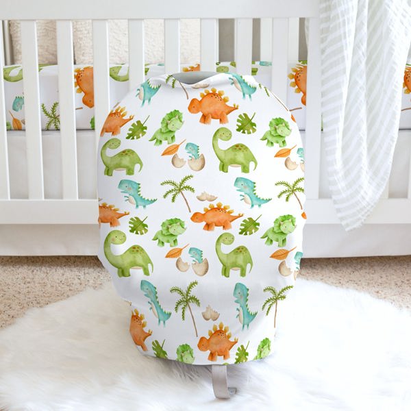 Dinosaur Infant Car Seat/Nursing Cover