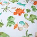  Fitted Crib Sheet - Dinosaurs