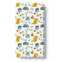  Fitted Crib Sheet - Dinoland