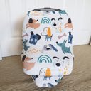  My Best Friend (Dogs) Infant Car Seat / Nursing Cover