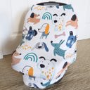  My Best Friend (Dogs) Infant Car Seat / Nursing Cover