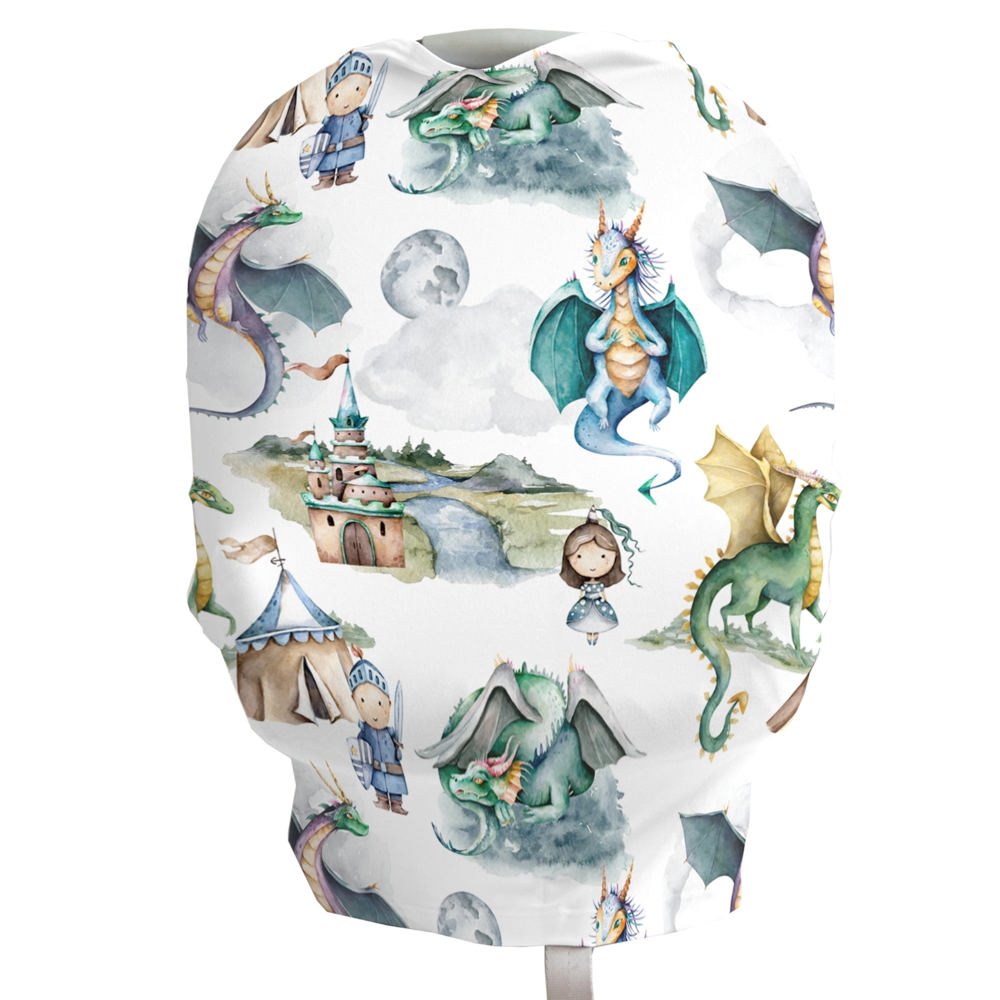 Dragons & Knights Infant Car Seat / Nursing Cover