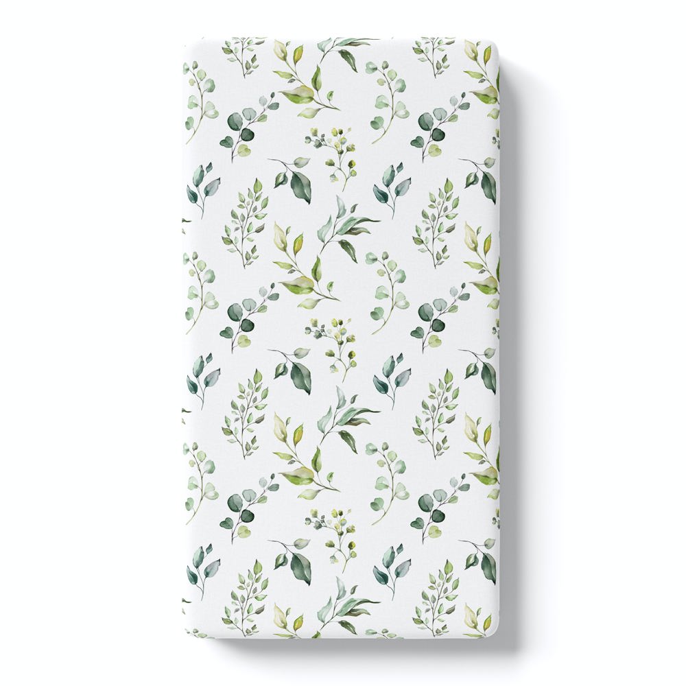 Fitted Crib Sheet - Eucalyptus