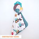 Construction Trucks Premium Baby & Toddler Mini Minky Blanket