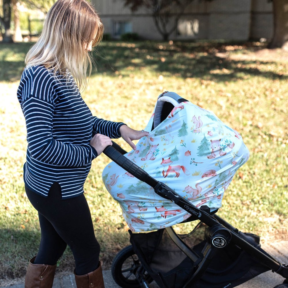 Forest Friends Infant Car Seat / Nursing Cover