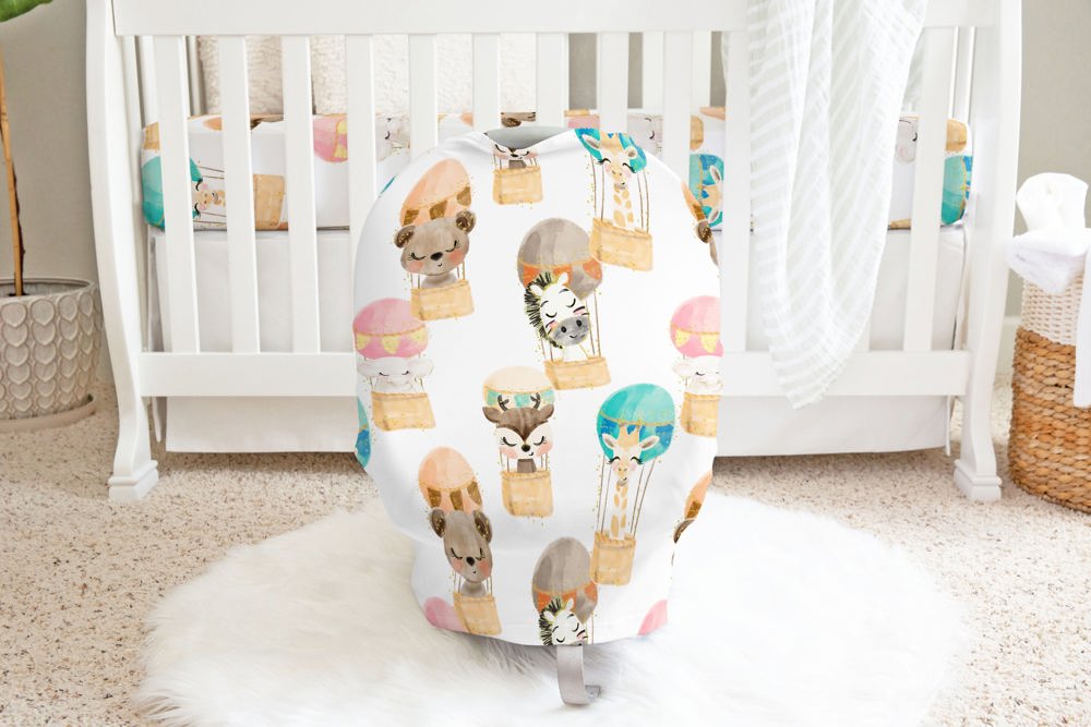 Hot Air Balloons Infant Car Seat / Nursing Cover