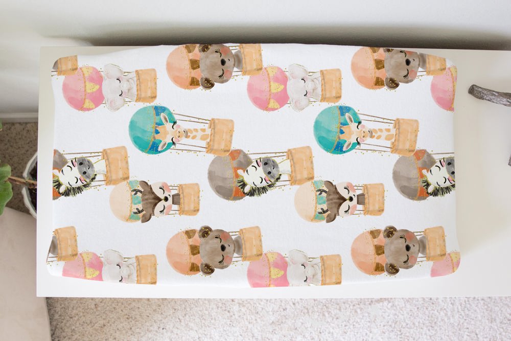 Changing Pad Cover - Hot Air Balloons