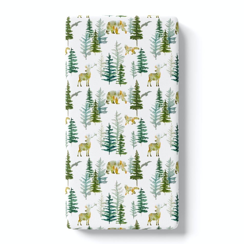 Fitted Crib Sheet - In The Woods