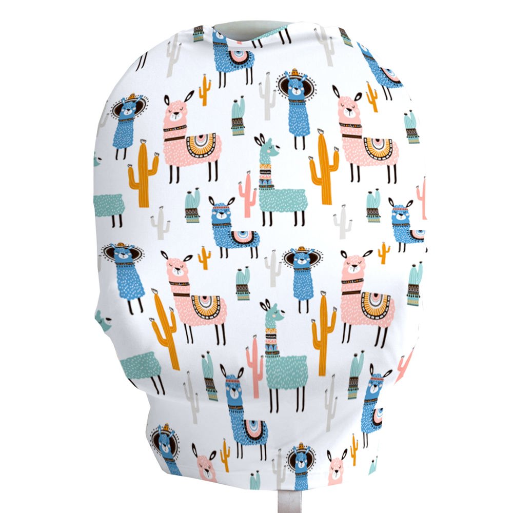 Llama Infant Car Seat/Nursing Cover