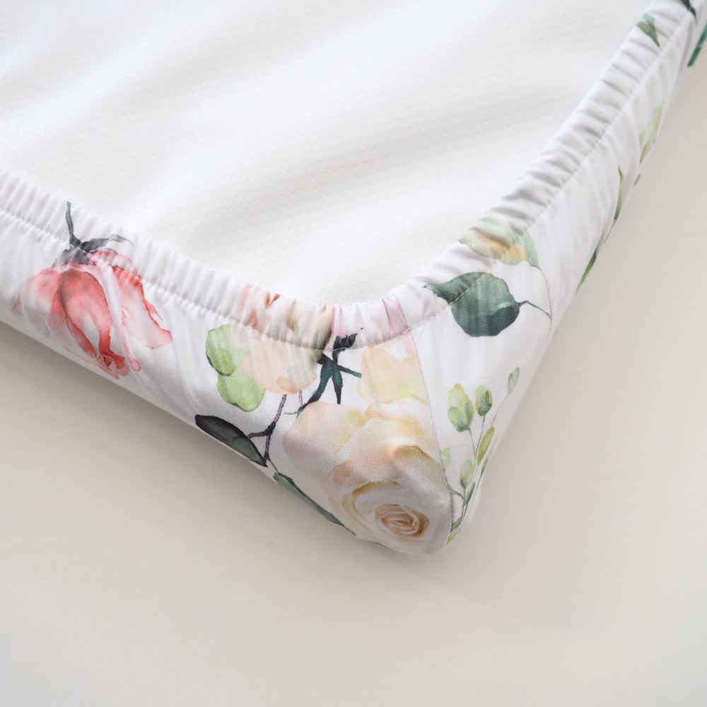 Changing Pad Cover - Peach Floral