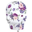  Purple & Blush Floral Infant Car Seat / Nursing Cover