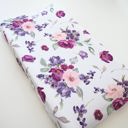  Changing Pad Cover - Purple & Blush Floral