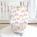  Rainbow Infant Car Seat/Nursing Cover