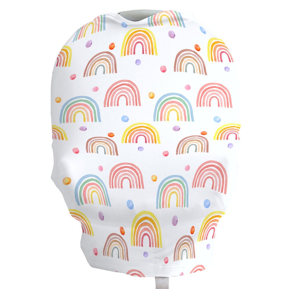 Rainbow Infant Car Seat/Nursing Cover