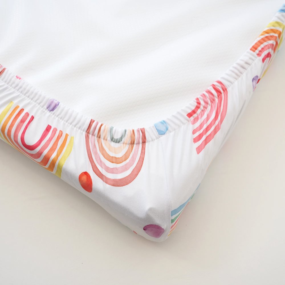 Changing Pad Cover - Rainbow