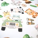  Fitted Crib Sheet - Safari